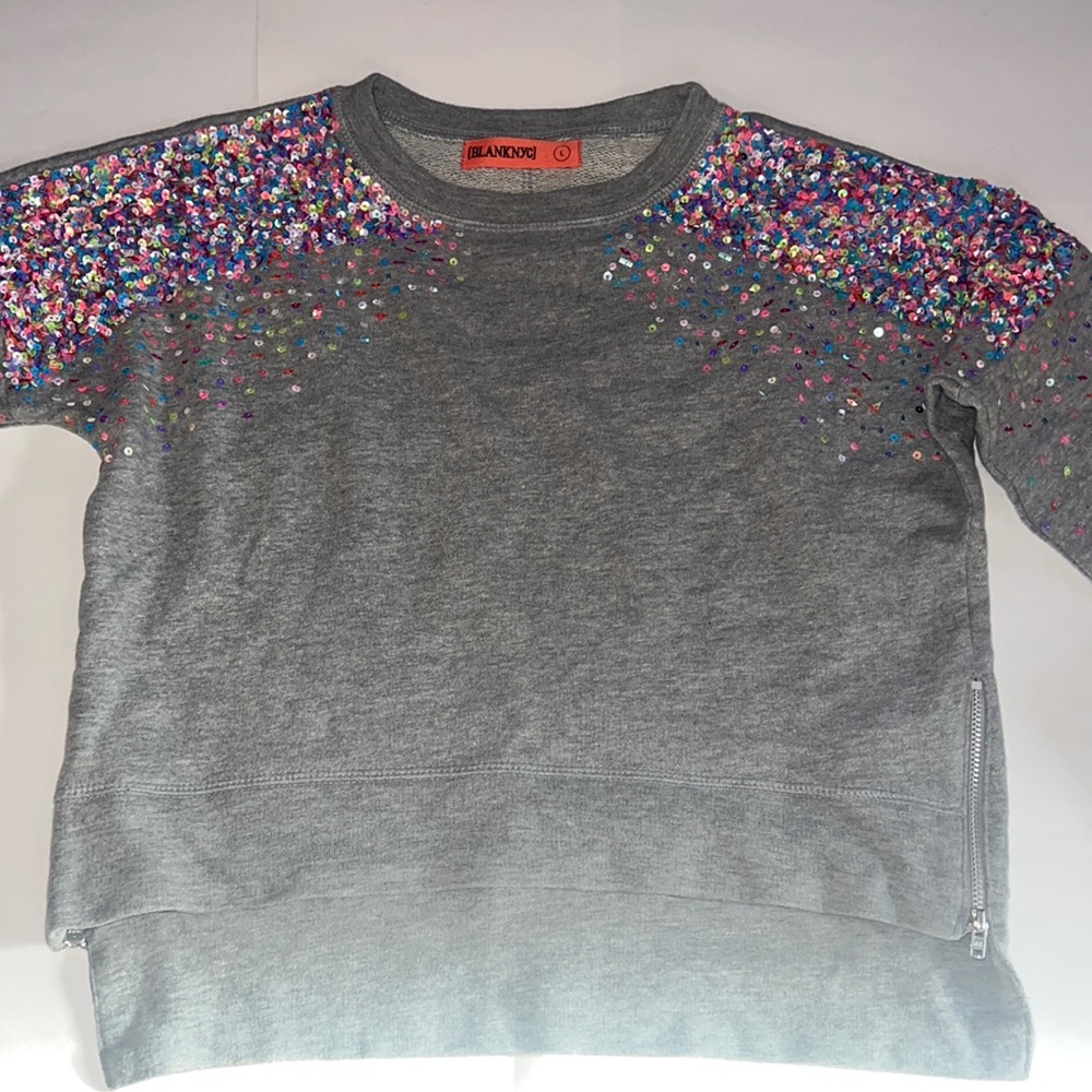 BLANKNYC large girls sequined sweatshirt
